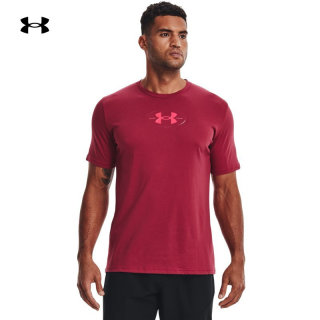 安德玛 UNDERARMOUR)春夏Armour男子训练运动短袖T恤1371264 粉红色664 L