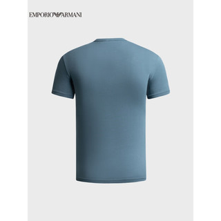 阿玛尼EMPORIO ARMANI奢侈品男装22秋冬EAU男士T恤衫（两件装） 111670-2F715 藏青色蓝色 XL