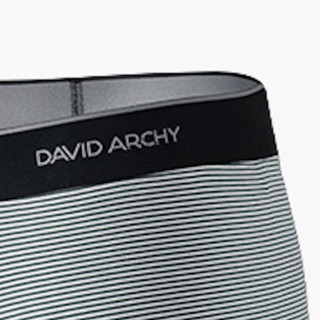 DAVID ARCHY 男士平角内裤 DAMNKT22009 条纹款 军绿 XL