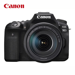 Canon 佳能 GLAD 佳能 Canon）EOS 90D 18-135 F/3.5-5.6 IS USM 单反相机 中端家用 自拍 vlog相机 酷玩旅游套装