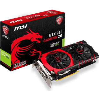 微星（msi）GTX 960 GAMING 2G 1241-1304(OC Mode)/7010Mhz 128 bits GDRR5 PCI-E 显卡