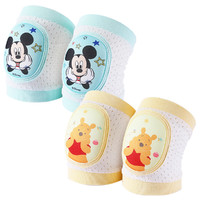 Disney 迪士尼 宝宝护膝夏冰丝儿童婴儿学步爬行护腿神器膝盖护肘护垫