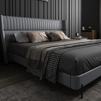 Sleemon 喜临门 墨提斯Metis 轻奢皮床 河豚灰 180*200cm 储物款