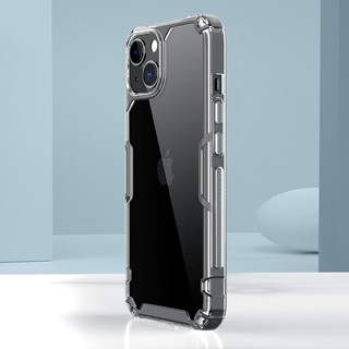 耐尔金（NILLKIN） 苹果iPhone14手机壳 TPUPro透明保护套超薄防摔软边手机套 白色