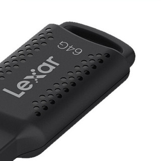 Lexar 雷克沙 V400 U盘 黑色 64GB USB-A