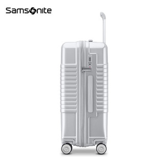 Samsonite新秀丽行李箱拉杆箱旅行箱子男女时尚商务密码箱子万向轮\/TD0 银色 20英寸|净重3.18kg-可登机