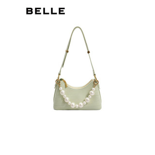 BeLLE 百丽 时尚腋下包女2022夏新商场同款珍珠链条单肩手提包X6254BX2