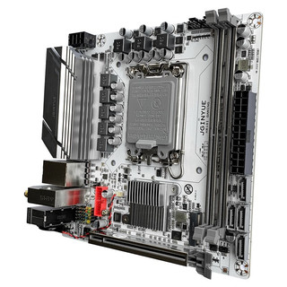 JINGYUE 精粤 H610 GAMINGDDR4内存LAG1700针cpu主板套装i5 12400F/12100 H610I GAMING+i3 12100F