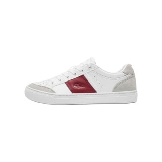 LACOSTE 拉科斯特 女士低帮休闲鞋 38CFA0050 白色/红色 35.5