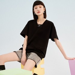 VERO MODA HT系列 女士宽松T恤 322101040S59