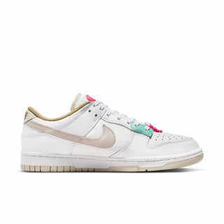 NIKE 耐克 Dunk Low 女子运动板鞋 DX6060-121 白粉 37.5