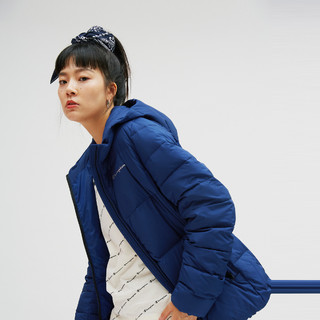 Champion Legacy系列 女士连帽羽绒服 EW-SOT01 蓝色 S