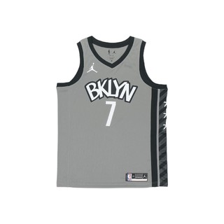 AIR JORDAN Jordan NBA Swingman Jersey 2020赛季布鲁克林篮网队 男子篮球球衣 CV9469-005 灰色 XL