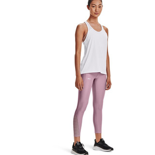 安德玛（UNDERARMOUR）HeatGear Armour女子训练运动紧身九分裤1365758 粉红色698 L