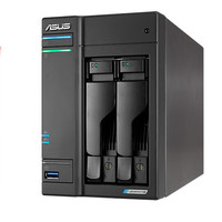 华硕 AS6702T 双盘位NAS存储 黑色（赛扬N5105、4GB）
