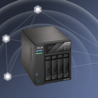 ASUS 华硕 AS6704T 4盘位四核心处理器NAS网络存储/私有云存储服务器/网盘个人云/双2.5G口