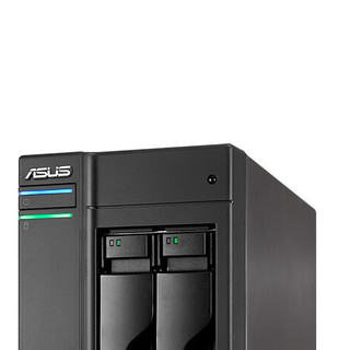 ASUS 华硕 AS6702T 双盘位NAS存储 黑色（Core2 Quad Q8300、4GB）