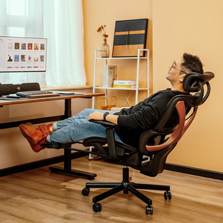 Humanmotion 松能 Y-8B 人体工学电脑椅 带脚托