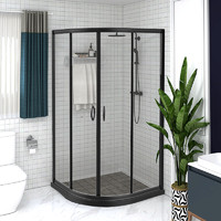 OPPEIN 欧派 卫浴淋浴房 亮银6MM 钢化玻璃 (900*900*2000mm)