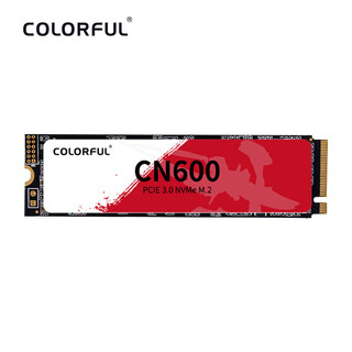 COLORFUL 七彩虹 CN600 M.2 NVMe PCIe3.0 SSD台式笔记本固态硬盘 固态硬盘M.2 nvme 国产颗粒