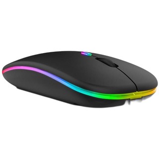 SHUOBEI 硕备 YC1011-BT 2.4 蓝牙 双模无线鼠标 1600DPI RGB 黑色