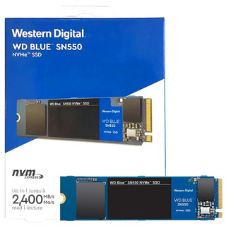 西部数据（WD） SN550蓝盘 SSD固态硬盘M.2接口（NVMe协议）2400MB/s 五年质保 1TB (WDS100T2B0C)