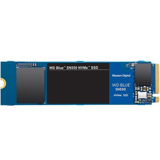 西部数据（WD） SN550蓝盘 SSD固态硬盘M.2接口（NVMe协议）2400MB/s 五年质保 1TB (WDS100T2B0C)