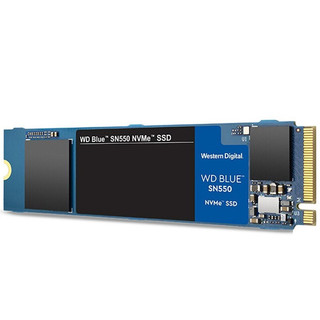 西部数据（WD） SN550蓝盘 SSD固态硬盘M.2接口（NVMe协议）2400MB/s 五年质保 1TB (WDS100T2B0C)