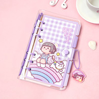 duga 多加 小麻薯系列 A6手帐本 葡萄多多 单本装