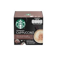 STARBUCKS 星巴克 多趣酷思胶囊咖啡 英国原装进口 卡布奇诺花式咖啡 可做6杯