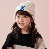kocotree kk树 儿童帽子男孩女孩秋冬季韩版保暖针织抗起球时尚宝宝毛线童帽