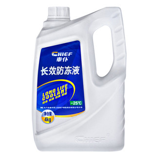 CHIEF 车仆 汽车防冻液 绿色 -25℃ 4kg