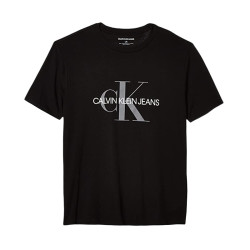 恩calvin klein ck男士经典字母logo印花棉质圆领短袖t恤情人节礼物