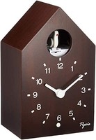 SEIKO 精工 时钟 挂钟 座钟 兼用 模拟 布谷鸟钟 计时 PYXIS 木制 茶色木质 NA609B