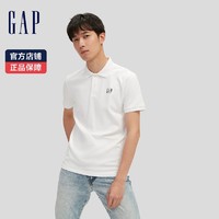 Gap 盖璞 男装LOGO纯色商务POLO衫897003 夏季新款男士翻领运动短袖潮