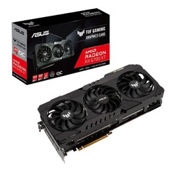 ASUS 华硕 TUF-RX6700XT-O12G-GAMING 显卡 12GB 黑色