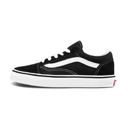 VANS 范斯 官方 Old Skool黑色亲子款中大童板鞋运动鞋