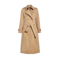 BURBERRY 博柏利 Trench系列 女士中长款风衣 40733771 蜂蜜色 8