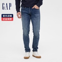 Gap 盖璞 男装时尚修身休闲锥形软牛仔裤604685 秋冬新款直筒长裤男