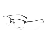 essilor 依视路 CVF2012BK 黑色金属眼镜框+钻晶A3系列 非球面镜片