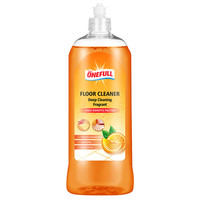 ONEFULL德国品牌地板清洁剂720ml/瓶 家用瓷砖木地板清洗液强力去污除垢地板清洁神器 香橙味