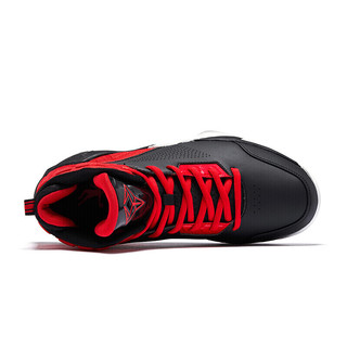 QIAODAN 乔丹 男子篮球鞋 XM1570145 黑色/番茄红 40