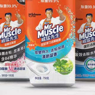 Mr Muscle 威猛先生 洁厕剂 750g*2瓶 清爽薄荷