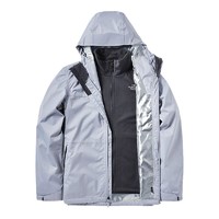 THE NORTH FACE 北面 男子三合一冲锋衣 NF0A4UDC-V3T 浅灰色 XXL