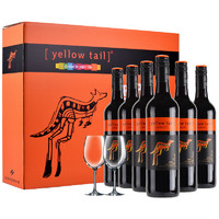 Yellow Tail 黄尾袋鼠 柯斯拉酒庄梅洛半干型红葡萄酒 6瓶*750ml套装