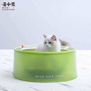 喵小元 猫砂盆超防外溅屎盆猫厕所成猫幼猫便盆猫咪用品 茶晶绿