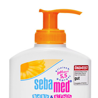 sebamed 施巴 金盏花婴儿洗发沐浴二合一 200ml