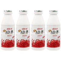 抖音超值购：WAHAHA 娃哈哈 AD钙奶草莓味220g*4瓶