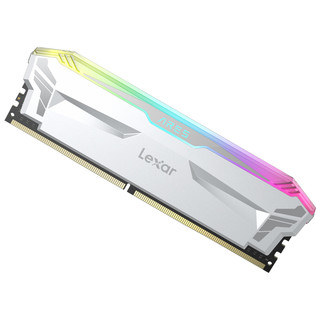 Lexar 雷克沙 战神之刃 DDR4 3866MHz RGB 台式机内存 灯条 白色 16GB 8GB
