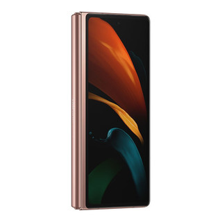 SAMSUNG 三星 2020年新款 三星Galaxy Z Fold2 5G 12GB+256GB 迷雾金 金色 7.6英寸折叠屏五摄大容量电 池 三星折叠屏 5G手机 海外版